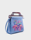 Manuel Vista Blue Leather Crossbody Handbag - Studio O.C.T.O