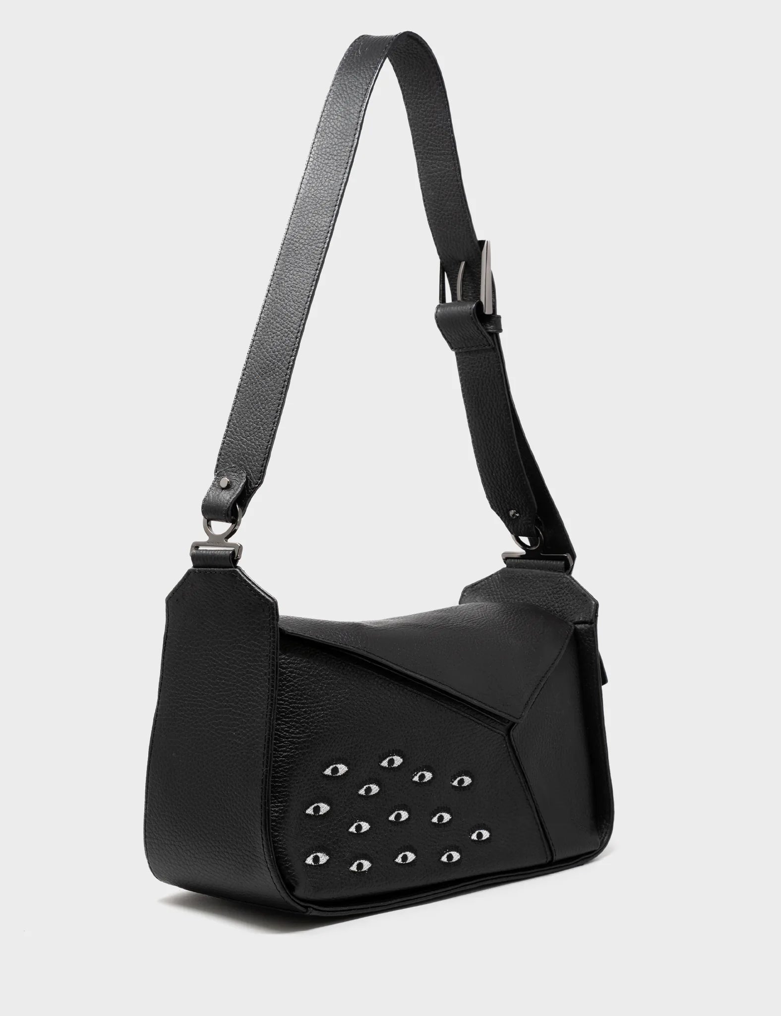 All-Over Monogram FF Leather Crossbody Bag