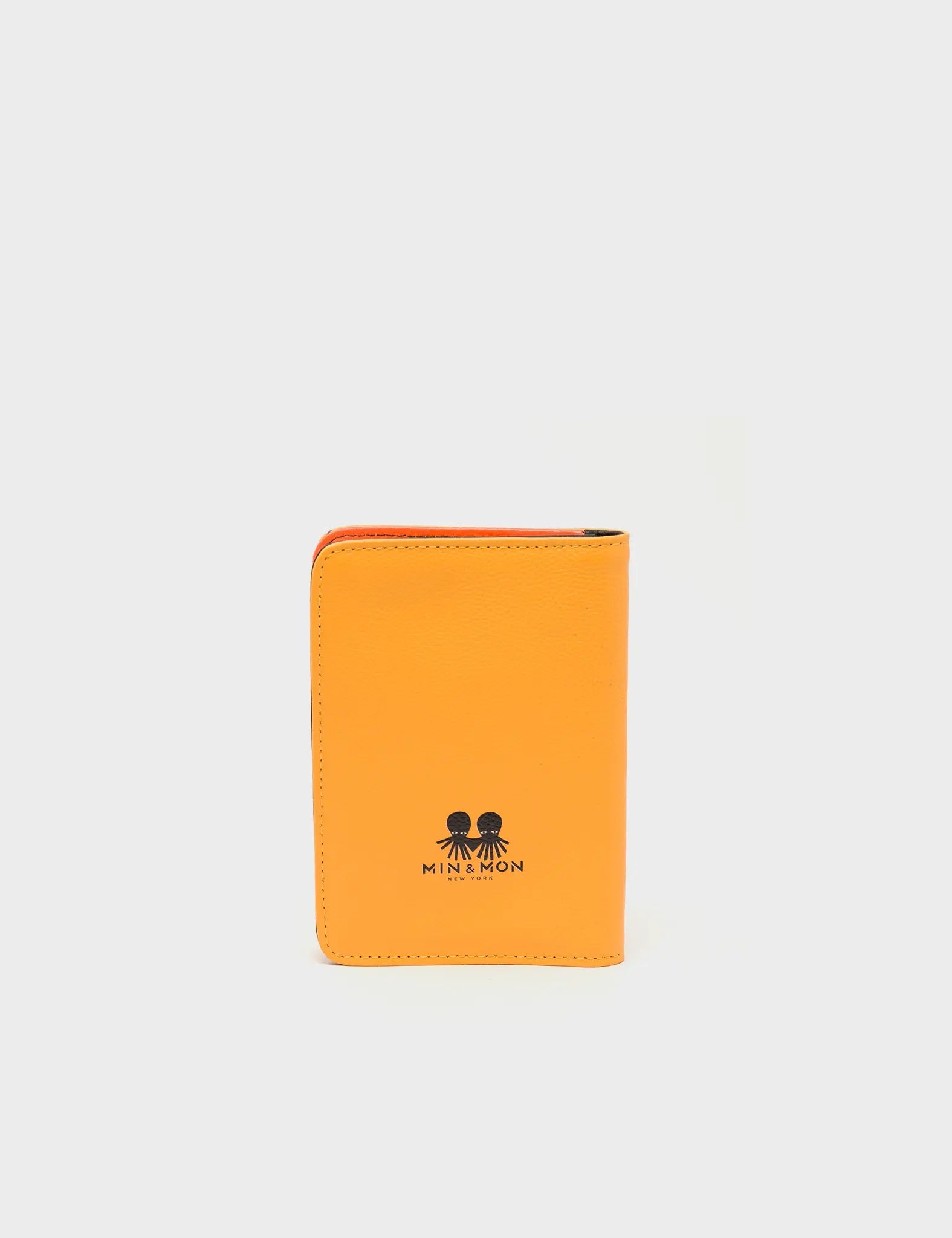 Frida Passport Cover - Marigold Leather - Back view
