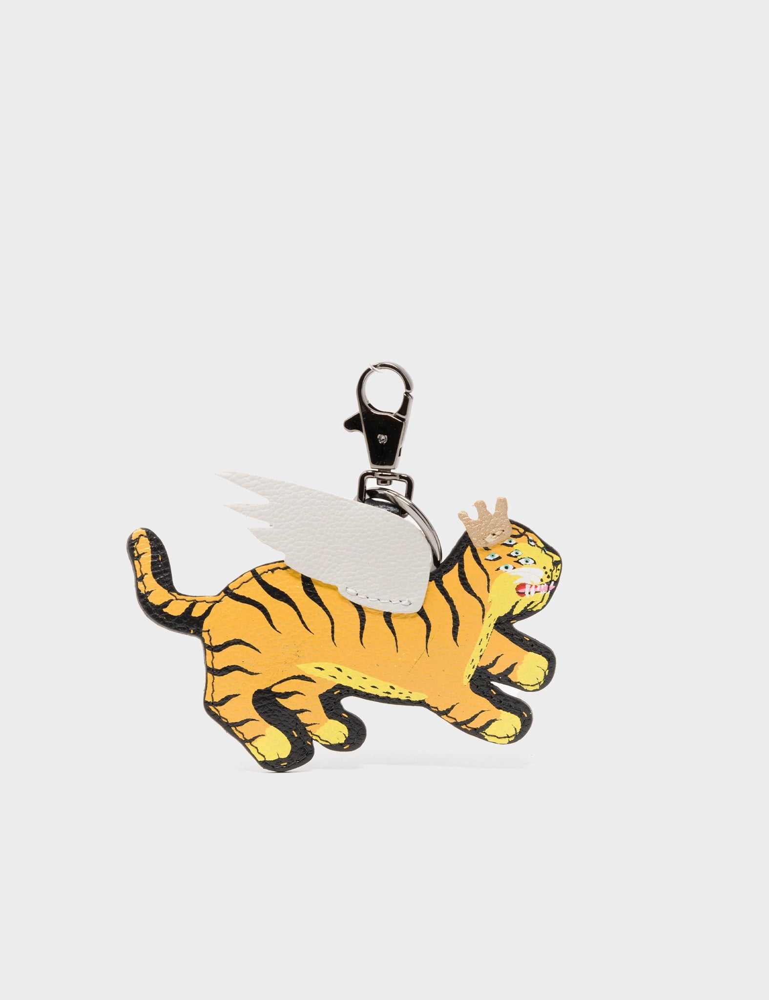 Theo The Tiger Charm - Leather Keychain – Min & Mon