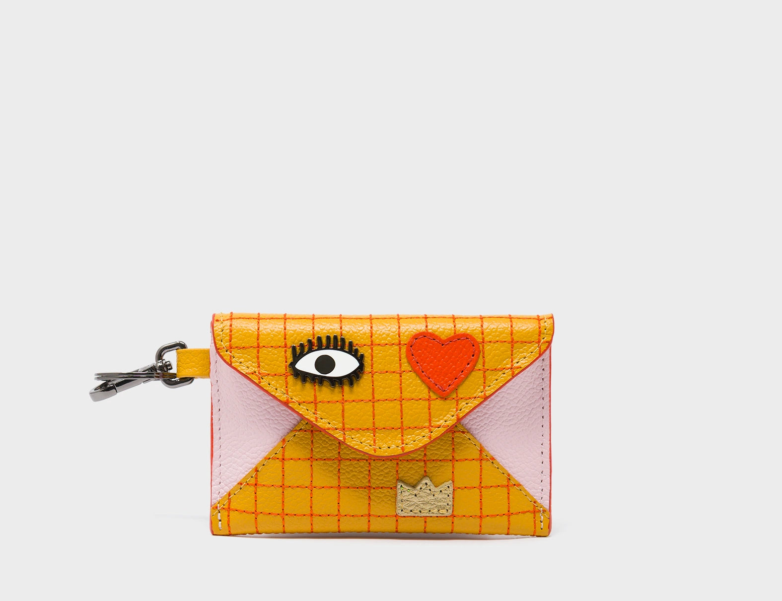 Fabian Golden Glow Leather Wallet - Lovestitch - Front