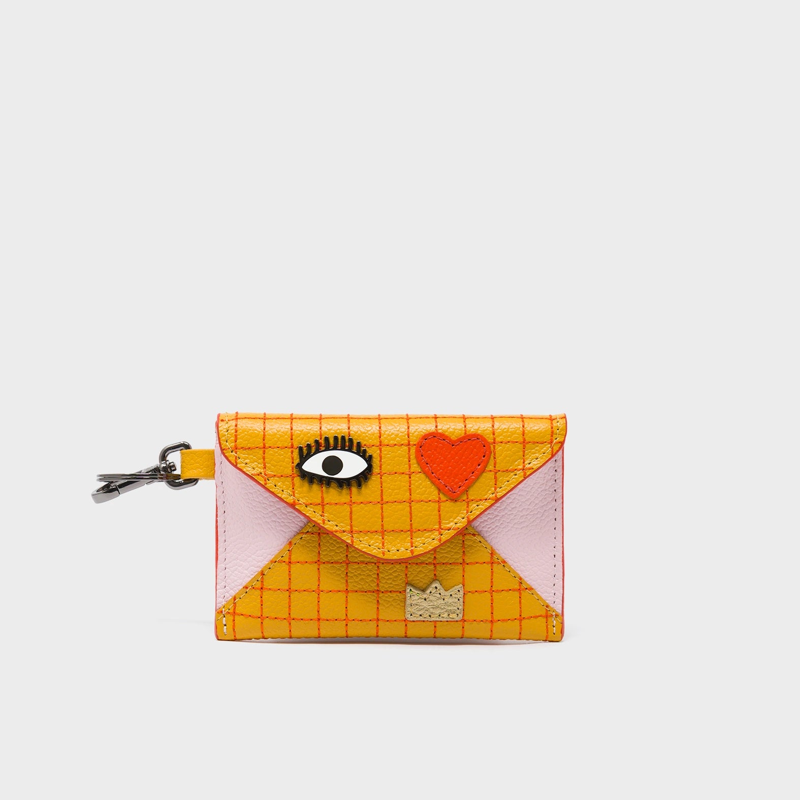 Fabian Golden Glow Leather Wallet - Lovestitch - Front