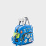Marino Mini Crossbody Ibiza Blue Leather Bag - Floralia Design - Main View