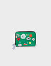 Frodo Irish Green Leather Zip Around Wallet - Floralia Design
