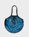 Black and Dark Blue Mesh Bag - Classified Appliques