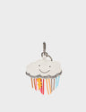 Cloud Charm - Multicolor Rain and Golden Glow Lightning - Front