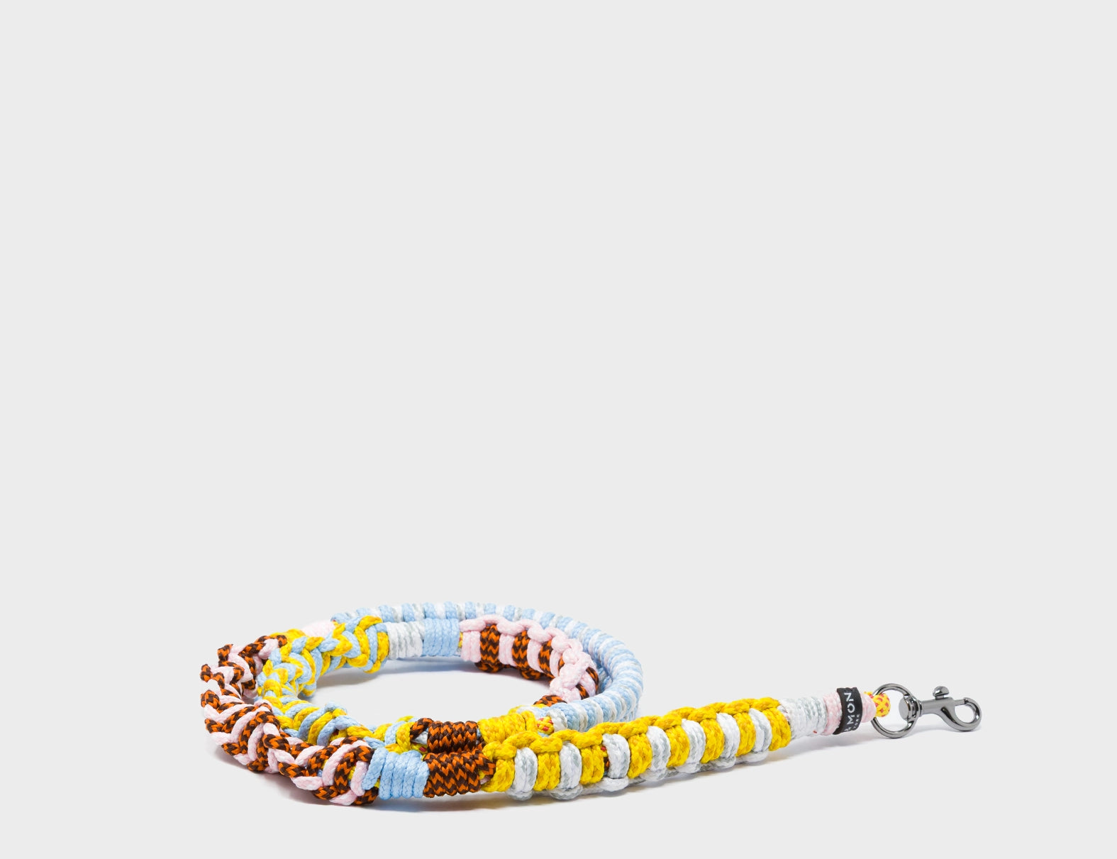 Detachable Shoulder Strap - Pink, Yellow, Orange and Light Blue Handwoven Paracord - Package