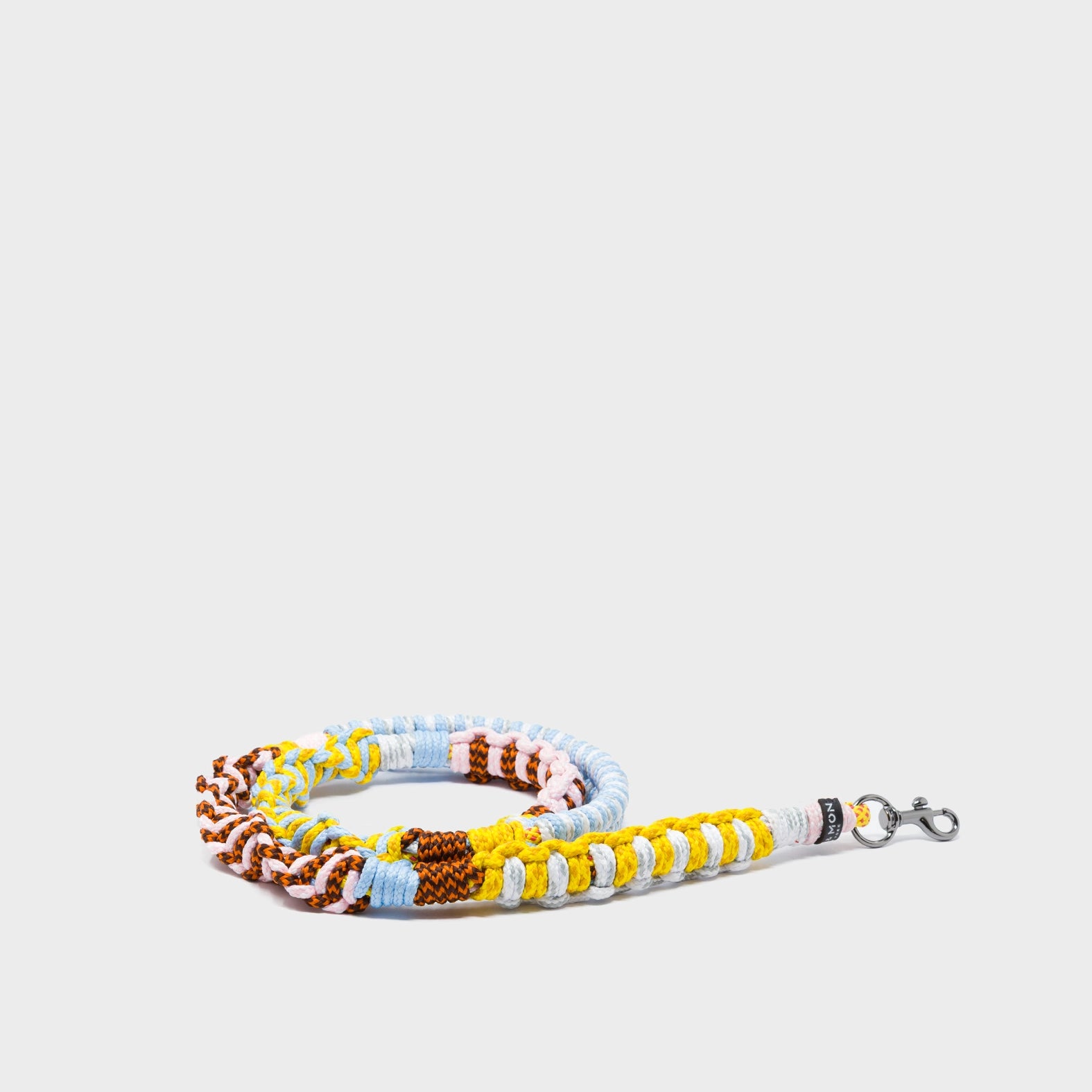 Detachable Shoulder Strap - Pink, Yellow, Orange and Light Blue Handwoven Paracord - Package