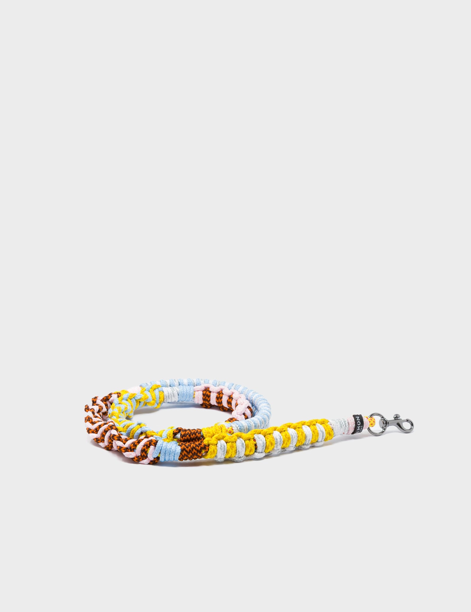 Detachable Shoulder Strap - Pink, Yellow, Orange and Light Blue Handwoven Paracord - Package