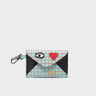 Fabian Eggshell Blue Leather Wallet - Lovestitch Design - front
