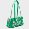 Esther Irish Green Satchel Mini Bag - Floralia Embroidery - Main