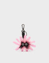 Velvoria Charm - Taffy Pink Leather Keychain