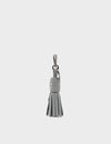 Callie Marie Hue Charm - Gray Leather Keychain