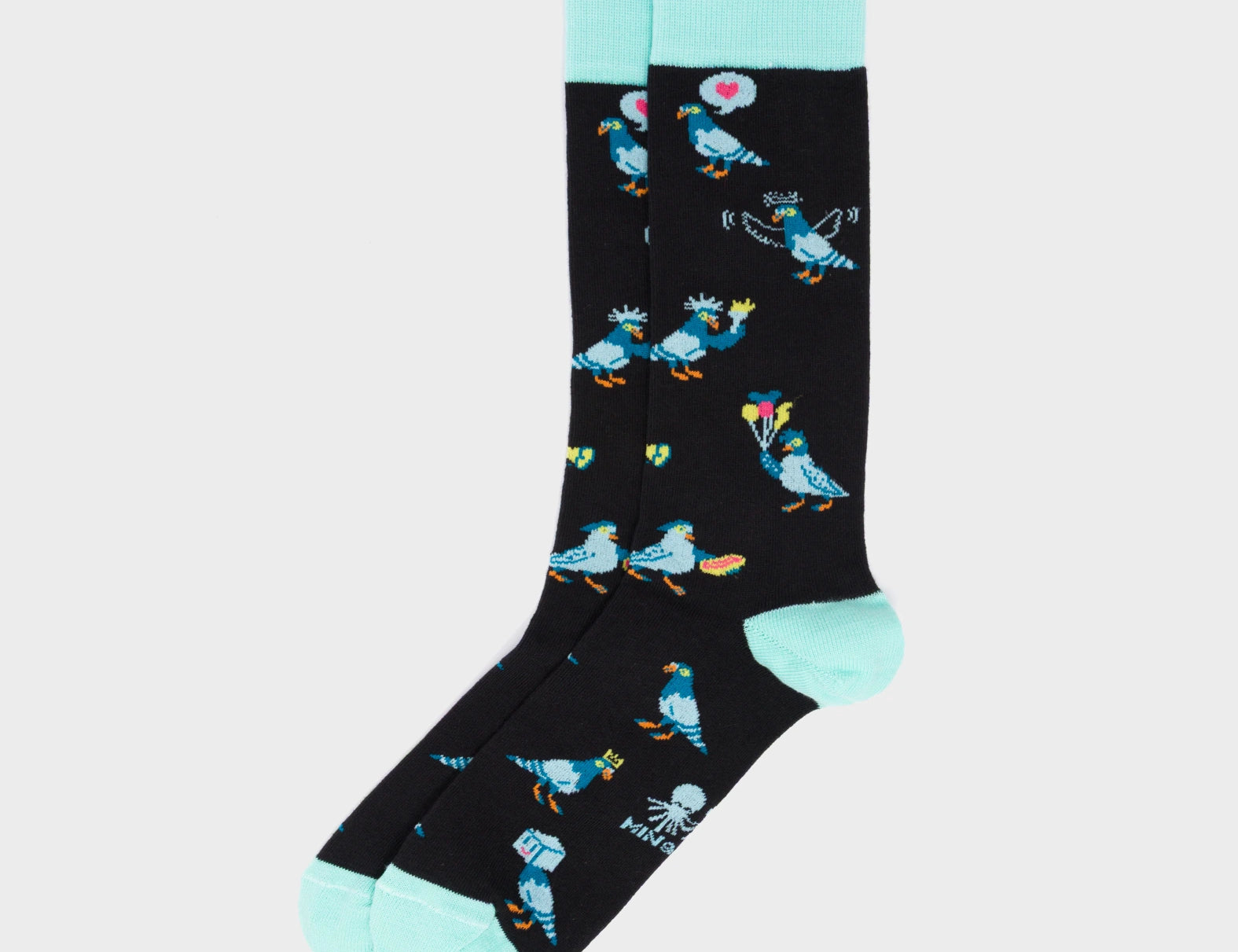 Black Socks - Pigeonista - left side