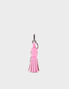Callie Marie Hue Charm - Taffy Pink Leather Keychain