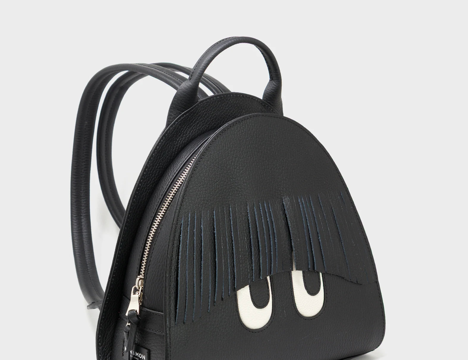 Atsuko The Drop Leather Backpack - Classic Black - Main View