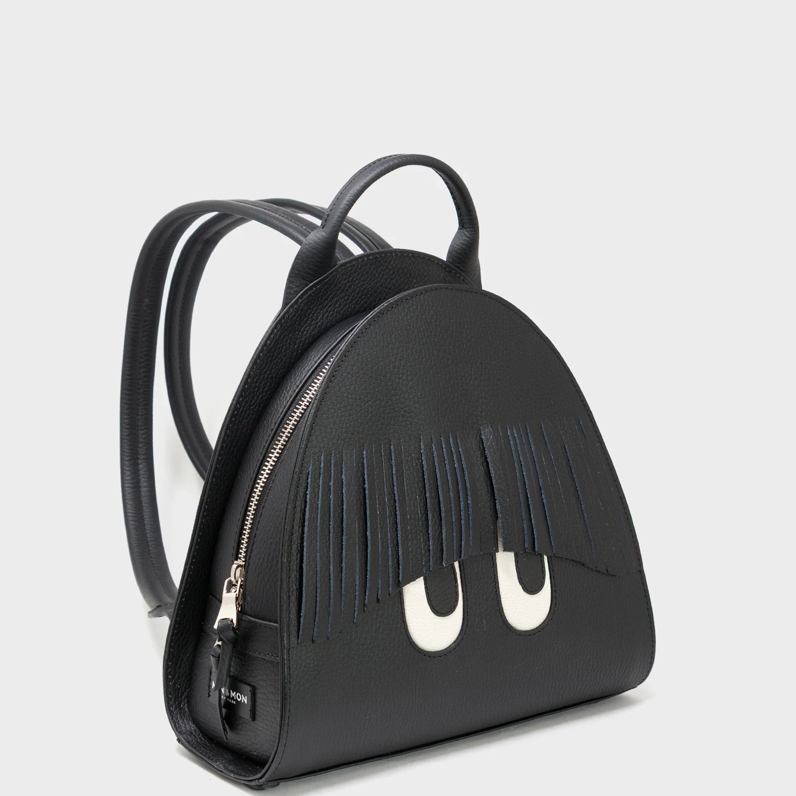 Atsuko The Drop Leather Backpack - Classic Black - Main View