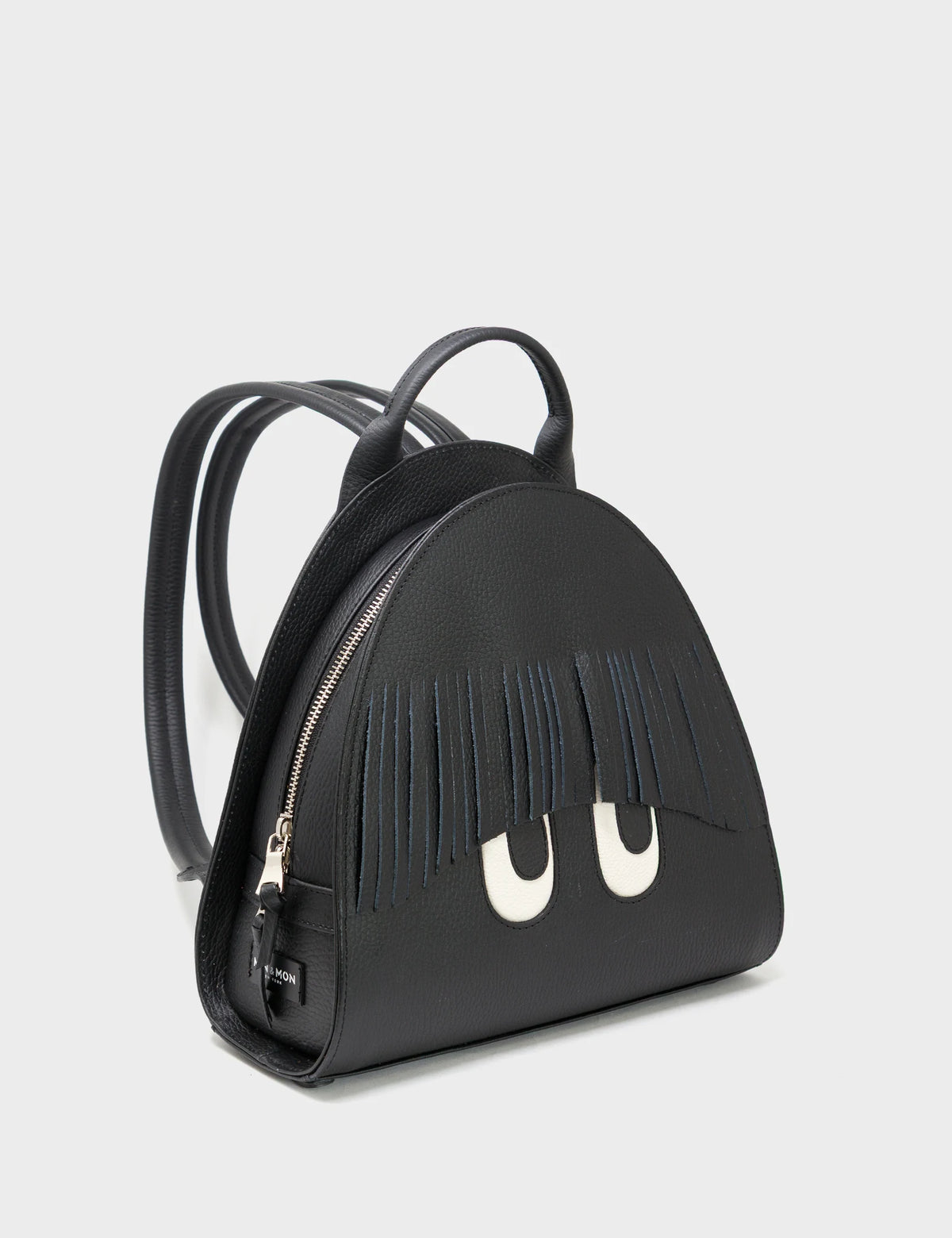 Atsuko The Drop Leather Backpack - Classic Black - Main View