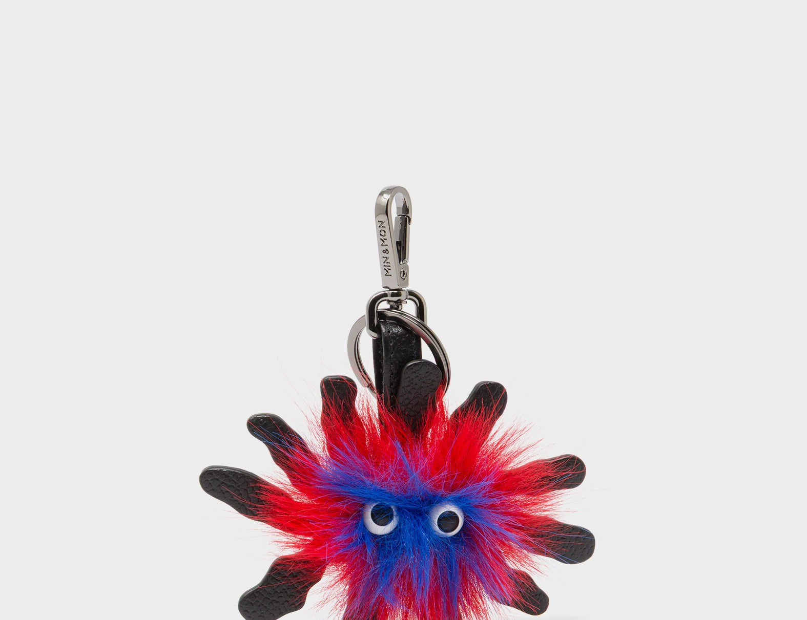 Velvoria Charm - Black Leather Keychain