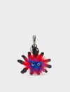 Velvoria Charm - Black Leather Keychain