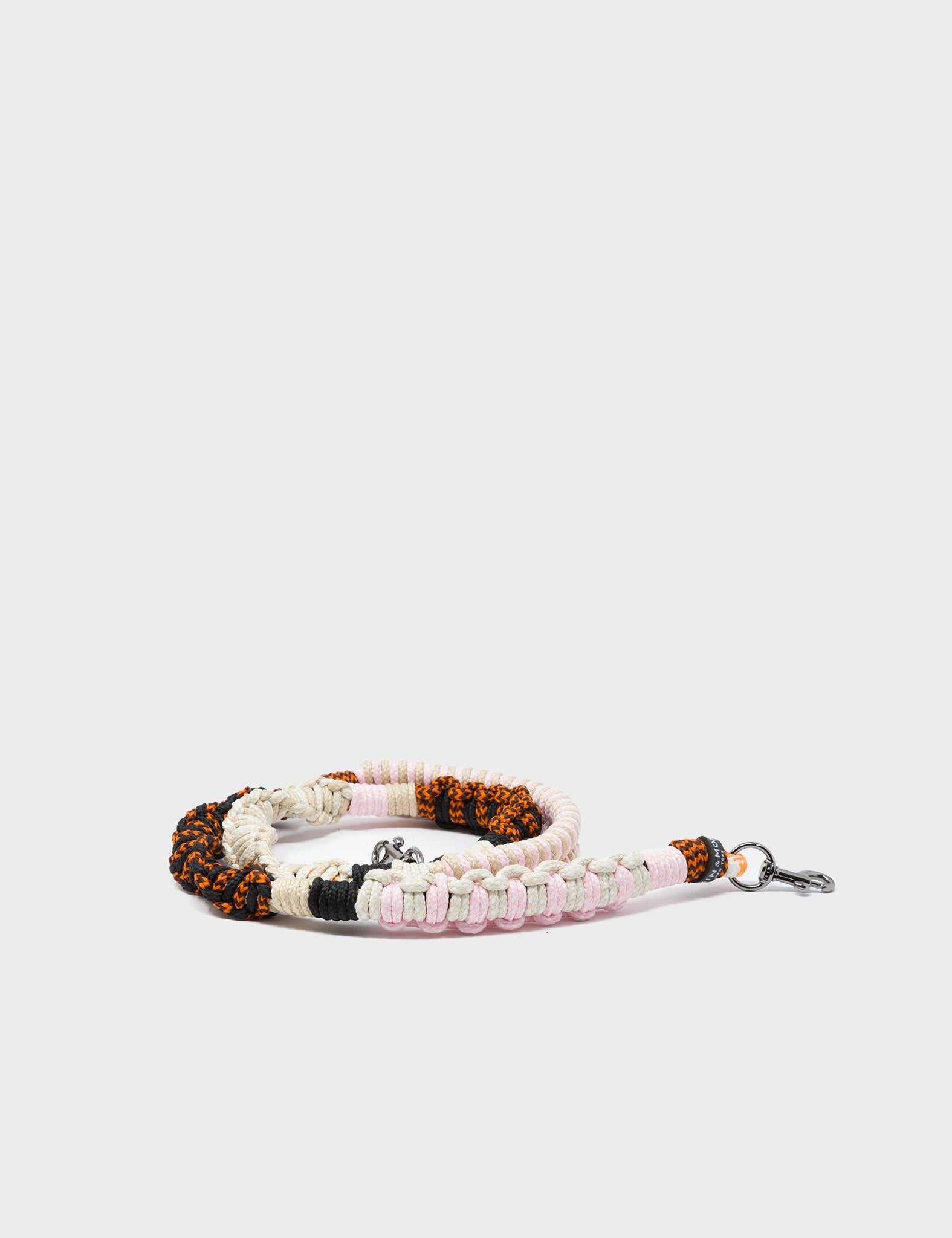 Detachable Shoulder Strap - Pink, Orange and Beige Handwoven Paracord - Package