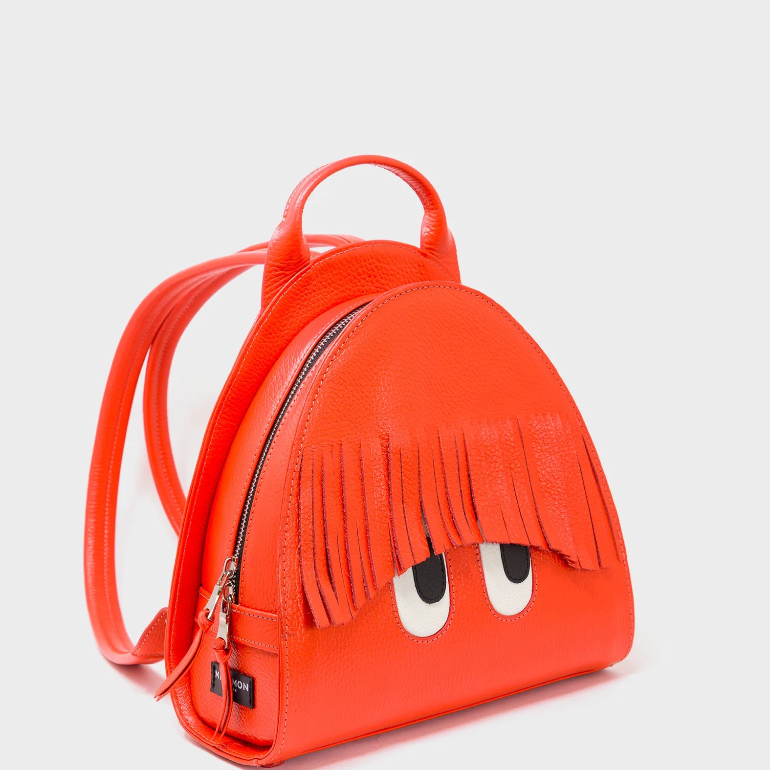 Atsuko The Drop Leather Backpack - Fiesta Red - Main View