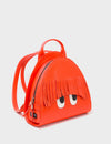 Atsuko The Drop Leather Backpack - Fiesta Red