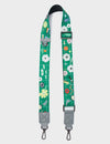 Detachable Irish Green Nylon Strap - Floralia Print