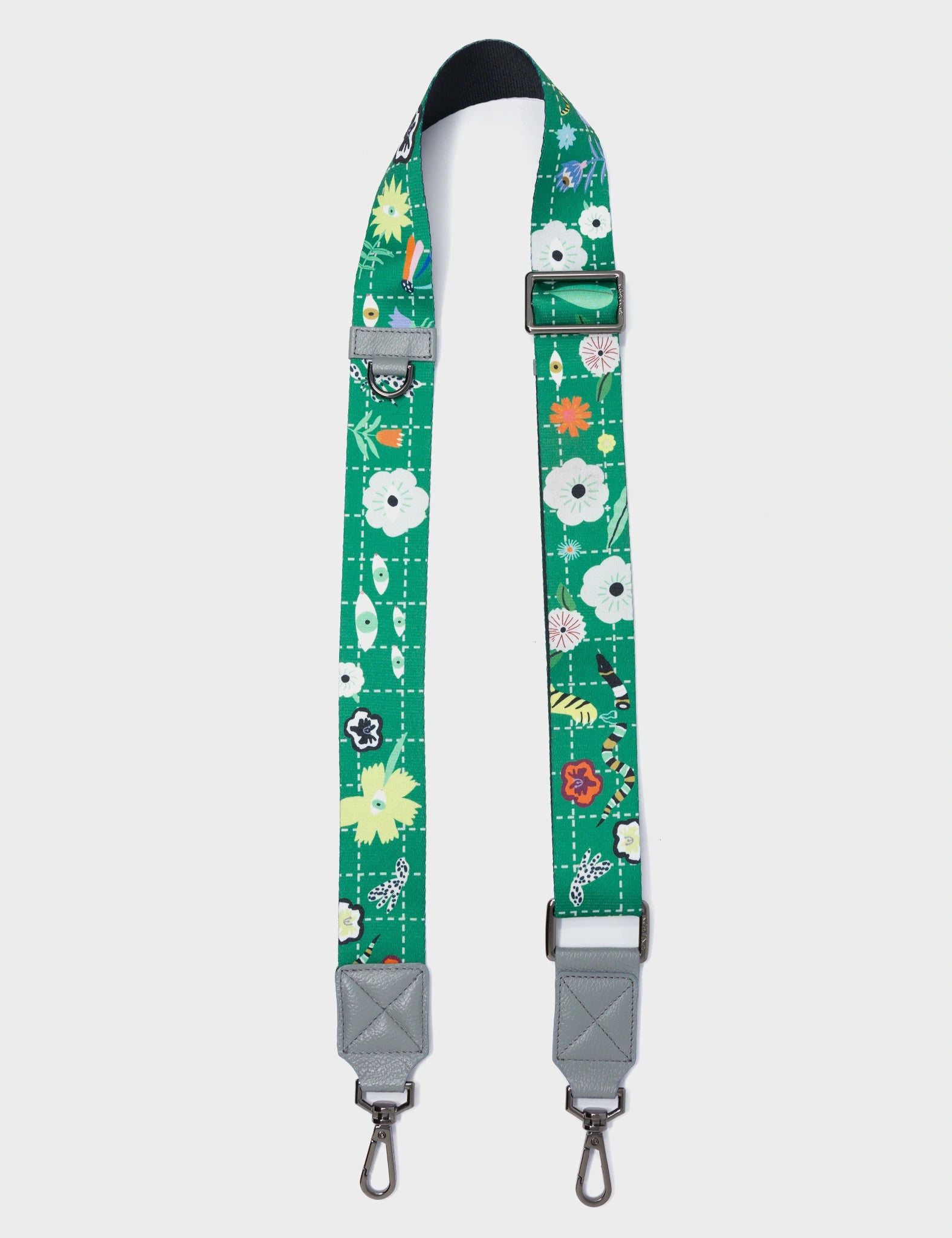 Detachable Irelad Green Nylon Strap - Floralia Print - How to Use