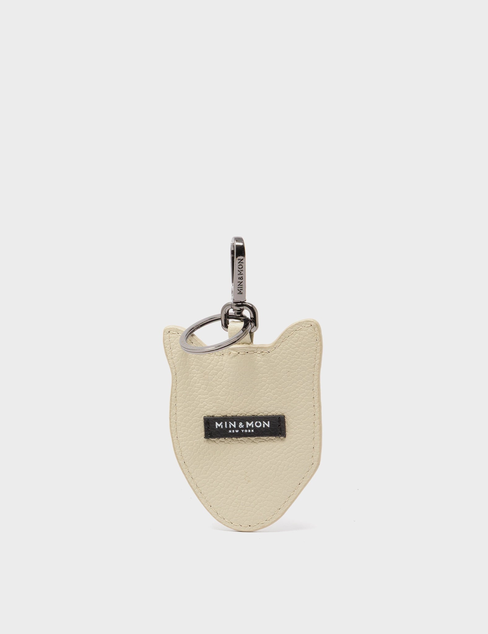 Happy Tiger - Gravel Leather Keychain - Back