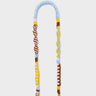 Detachable Shoulder Strap - Pink, Yellow, Orange and Light Blue Handwoven Paracord - How to Use