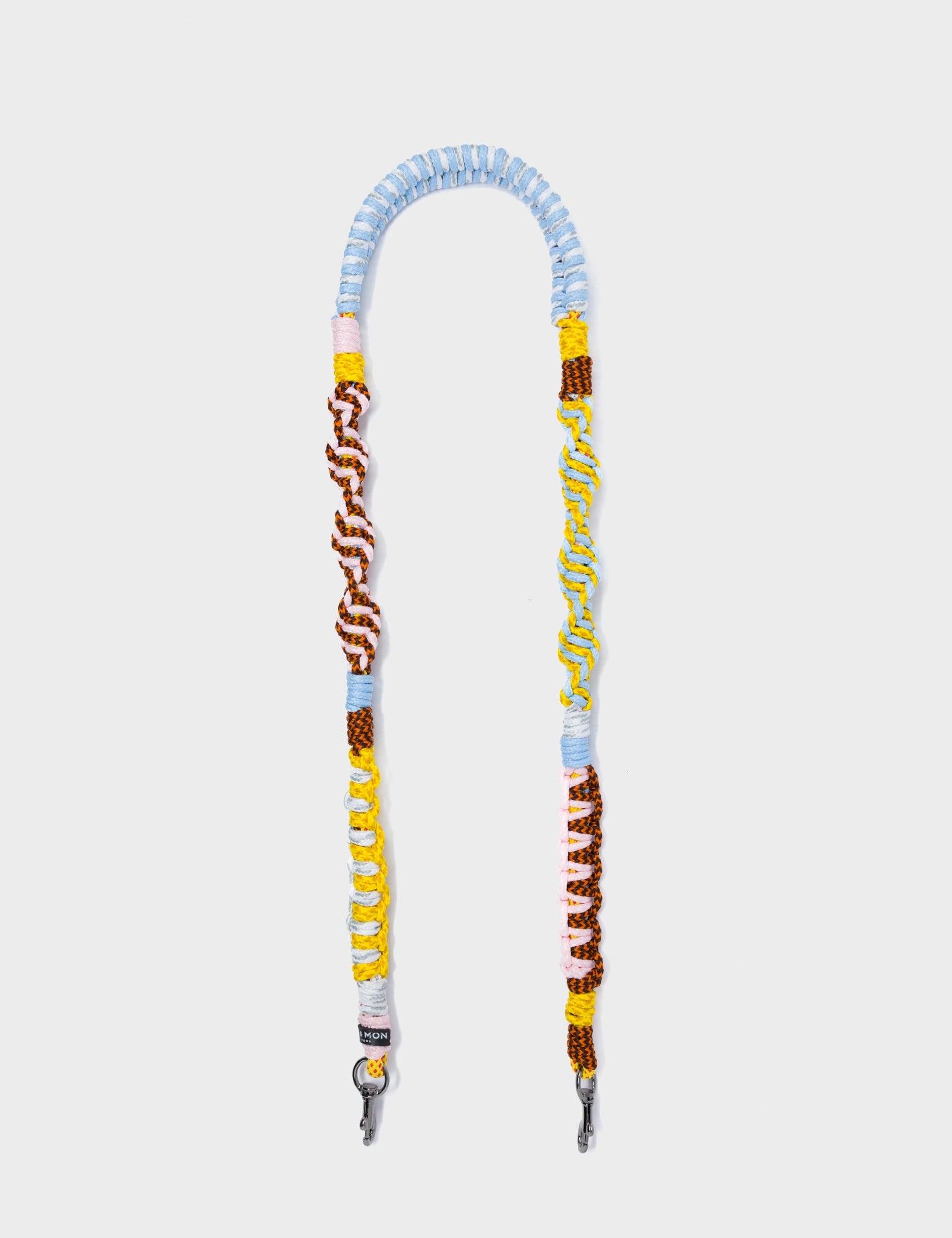 Detachable Shoulder Strap - Pink, Yellow, Orange and Light Blue Handwoven Paracord - How to Use