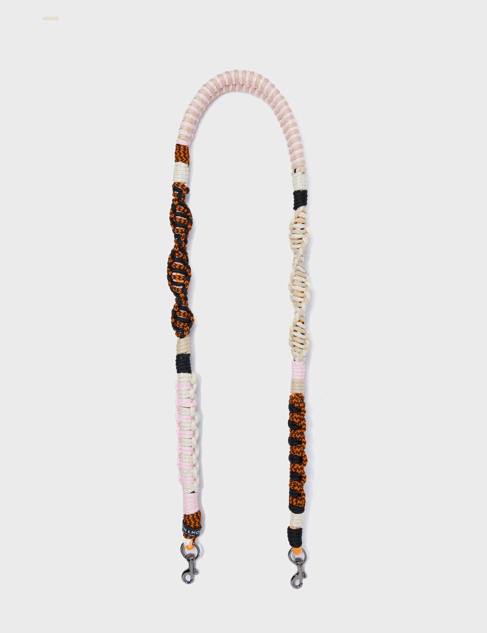 Detachable Shoulder Strap - Pink, Orange and Beige Handwoven Paracord - how to use