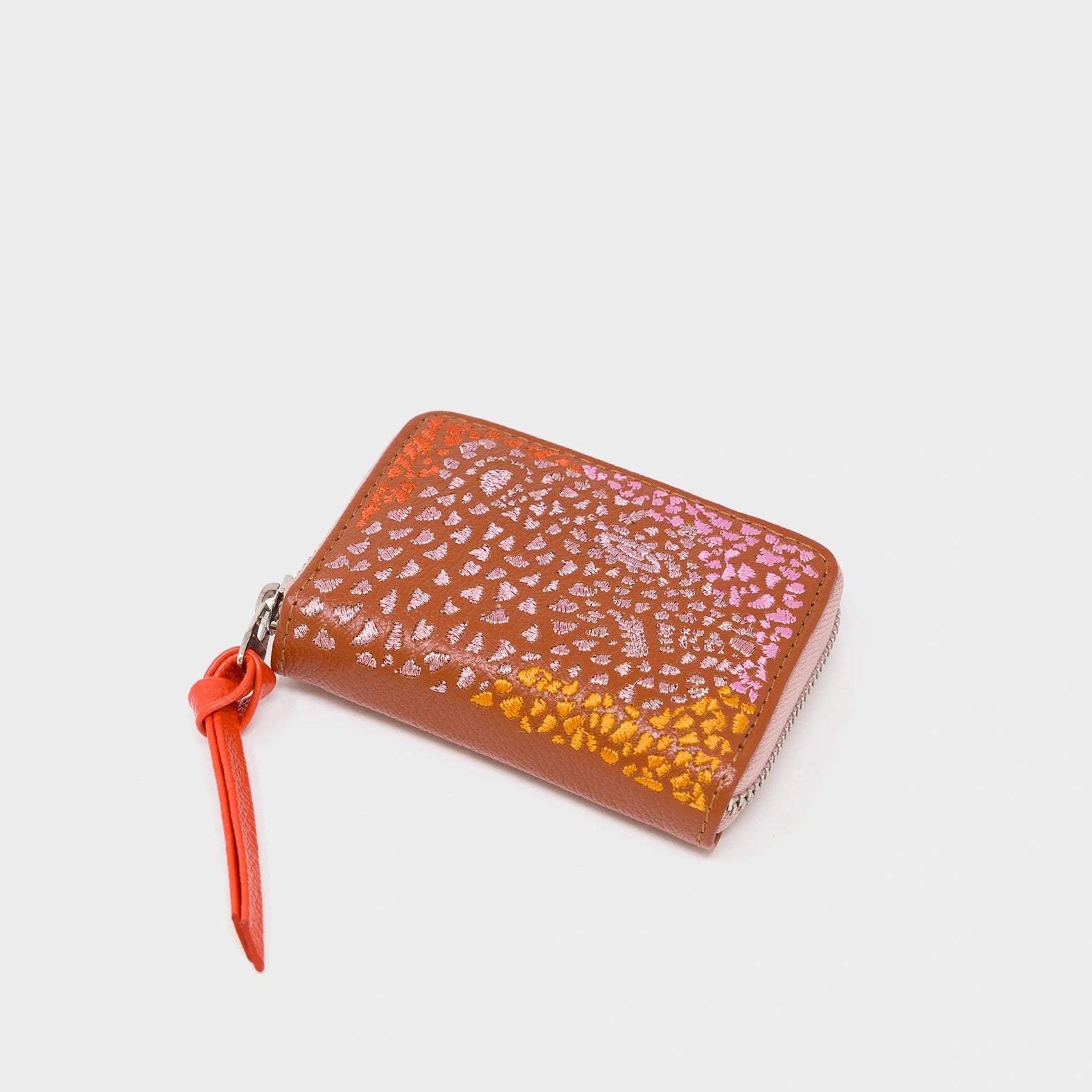 Frodo Baked City Zip Around Wallet - Wild Heart Embroidery - Side view