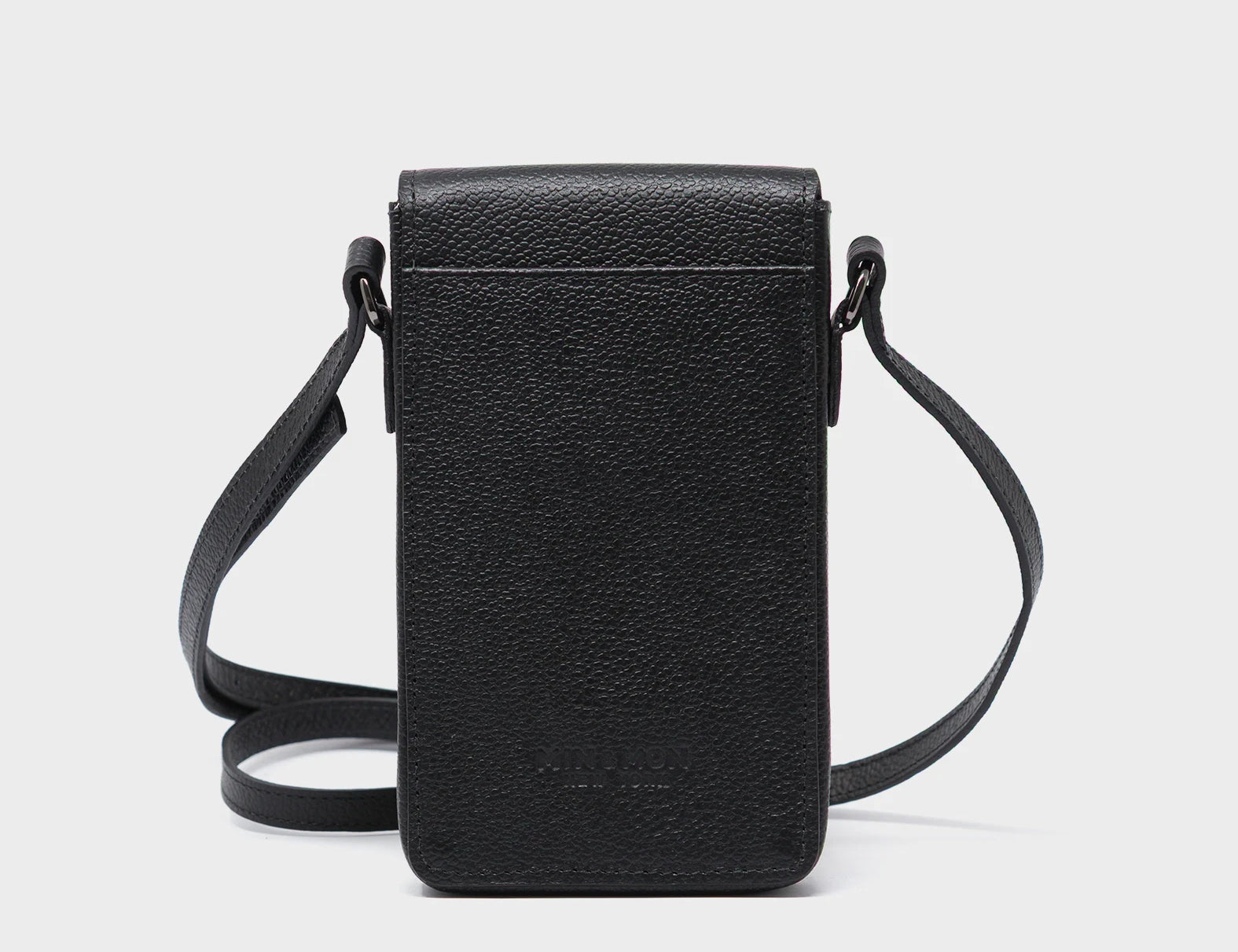 Max Black Cellphone Crossbody Pouch - Happy Tiger Print - Back