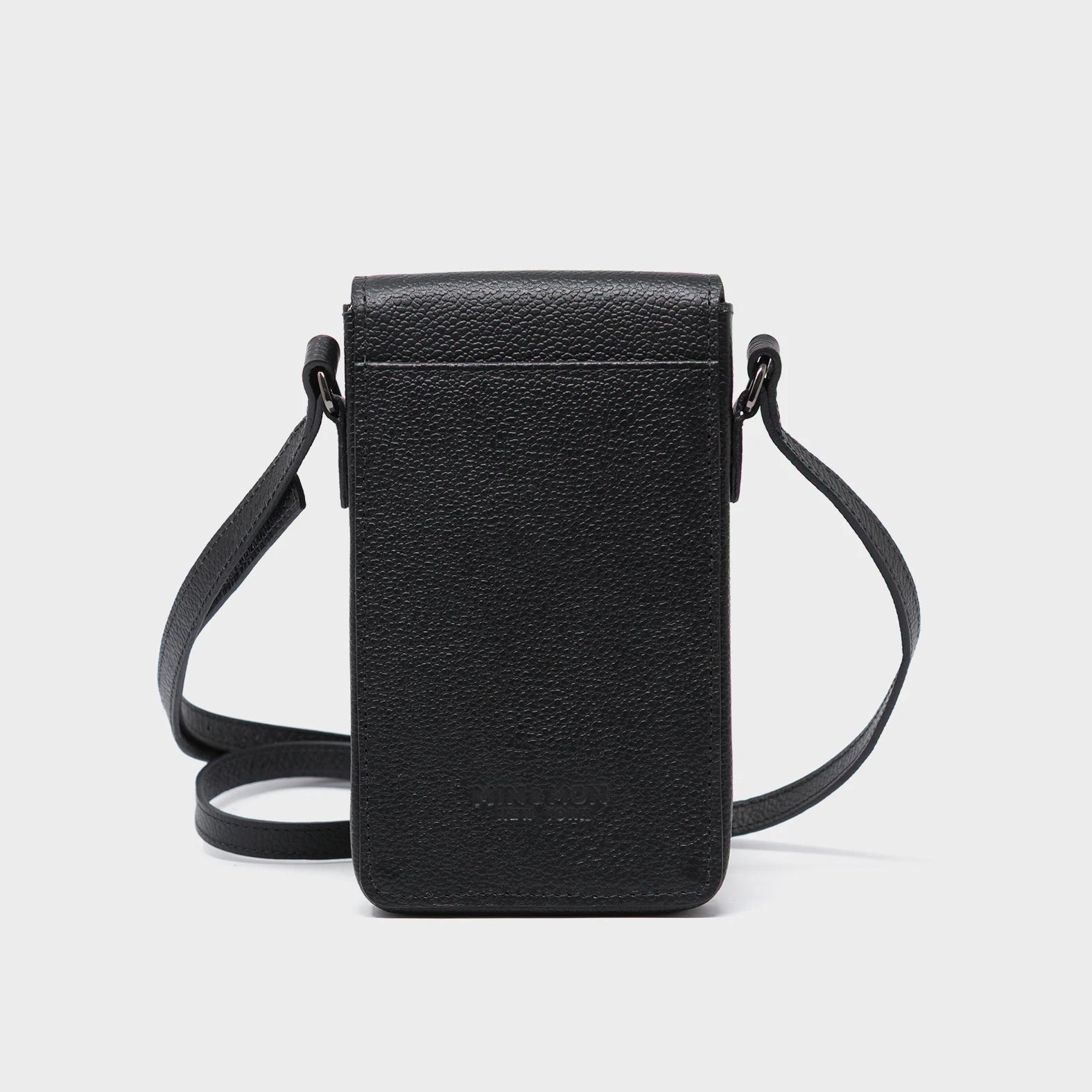 Max Black Cellphone Crossbody Pouch - Happy Tiger Print - Back