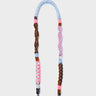 Detachable Shoulder Strap - Blue and Pink and Orange Handwoven Paracord - How to Use