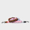 Detachable Shoulder Strap - Blue and Pink and Orange Handwoven Paracord - Main
