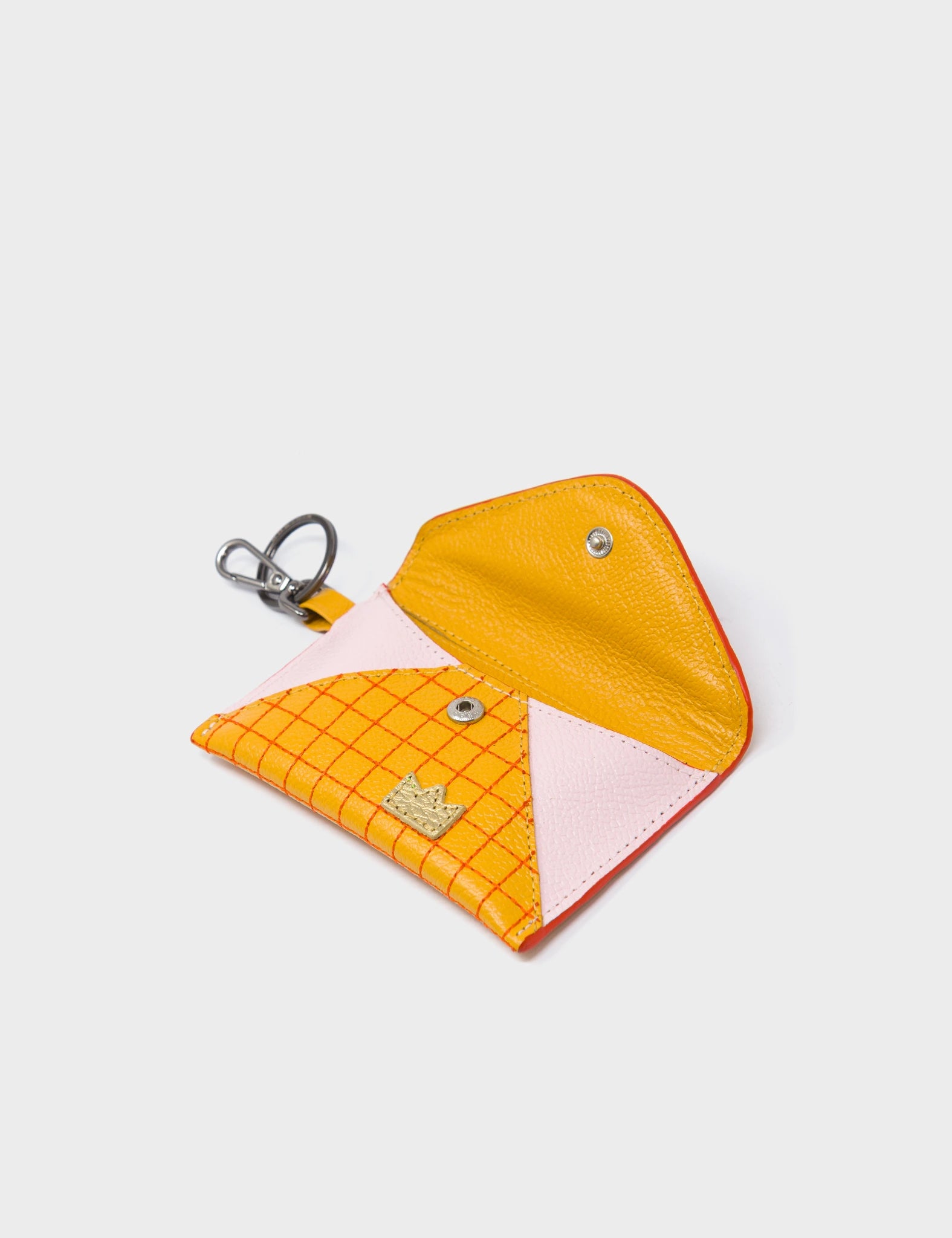 Fabian Golden Glow Leather Wallet - Lovestitch - Open