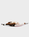 Detachable Shoulder Strap - Pink, Orange and Beige Handwoven Paracord