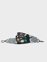 Detachable Black Nylon Strap - Floralia Print - Main