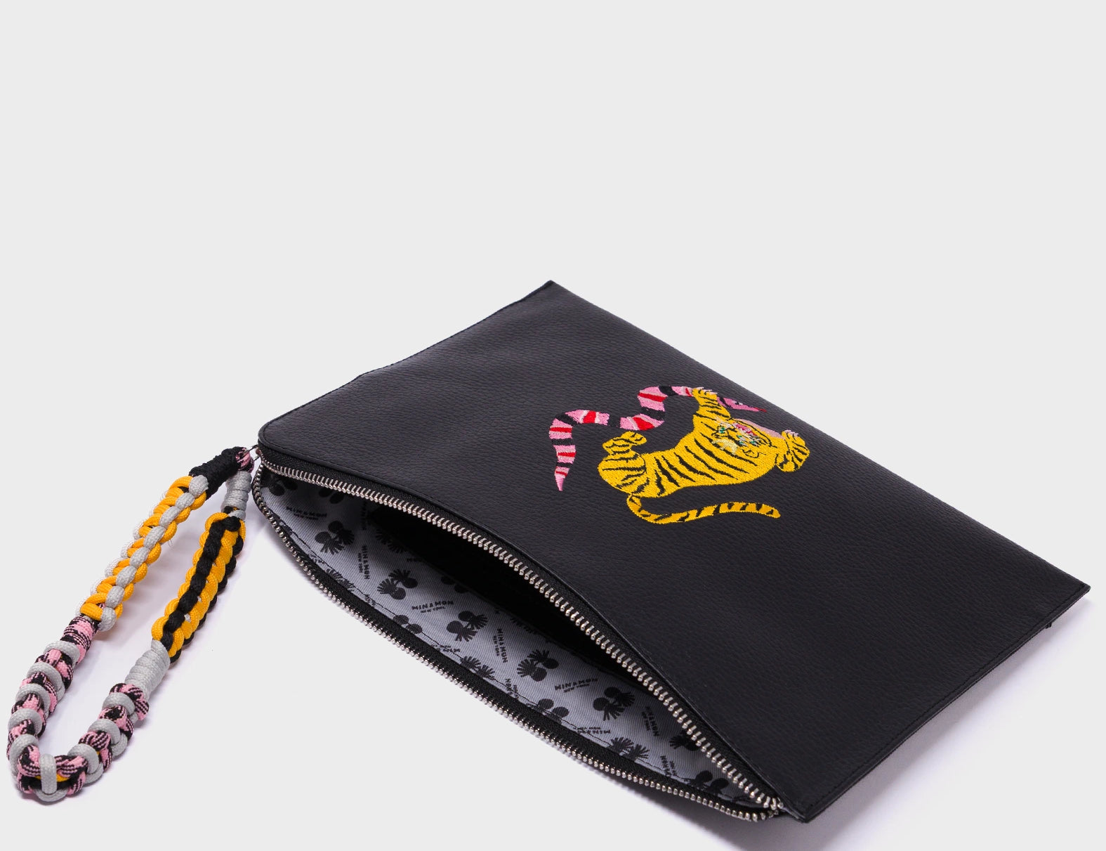 Fidelio Black Leather Pouch - Creatures of the Future - Open