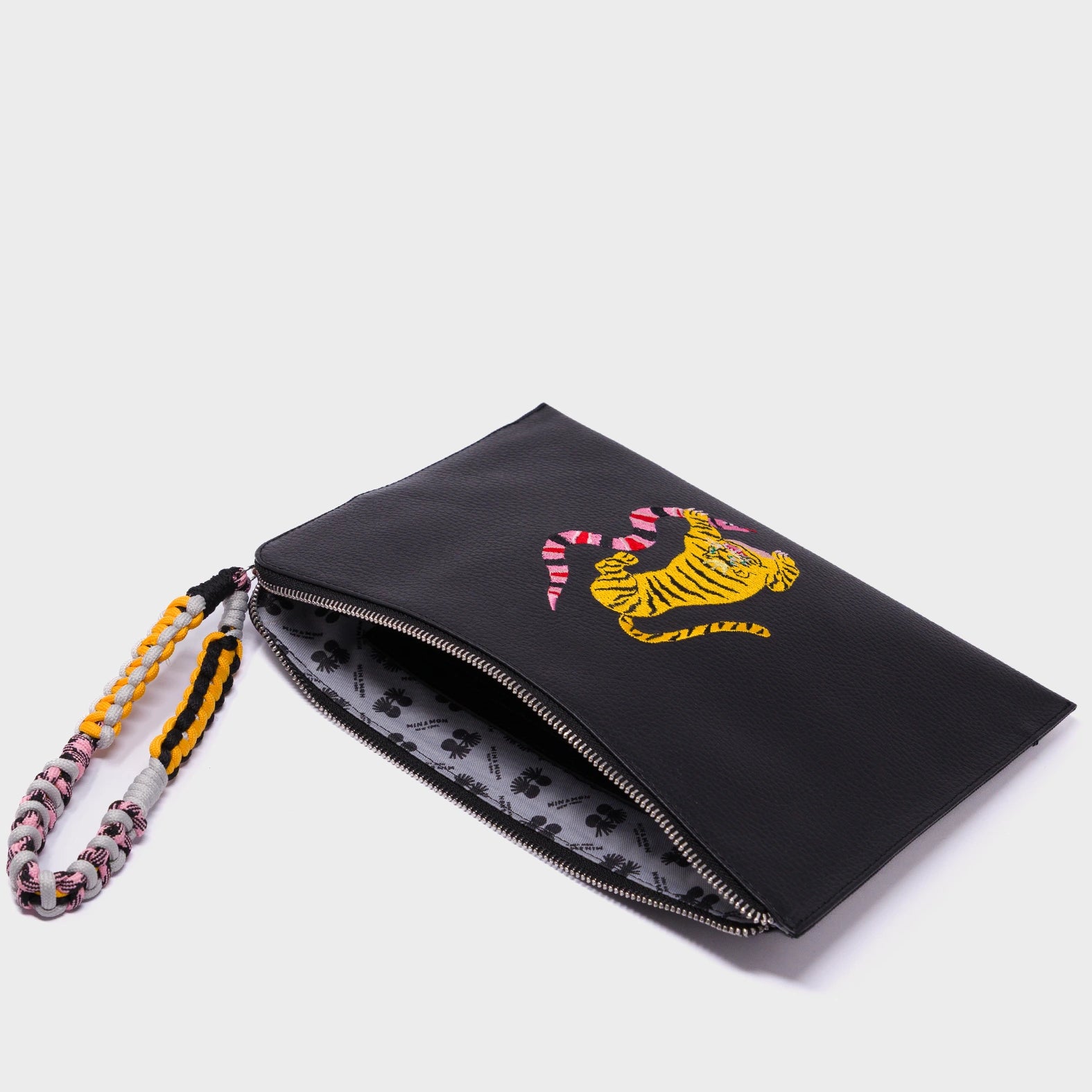 Fidelio Black Leather Pouch - Creatures of the Future - Open
