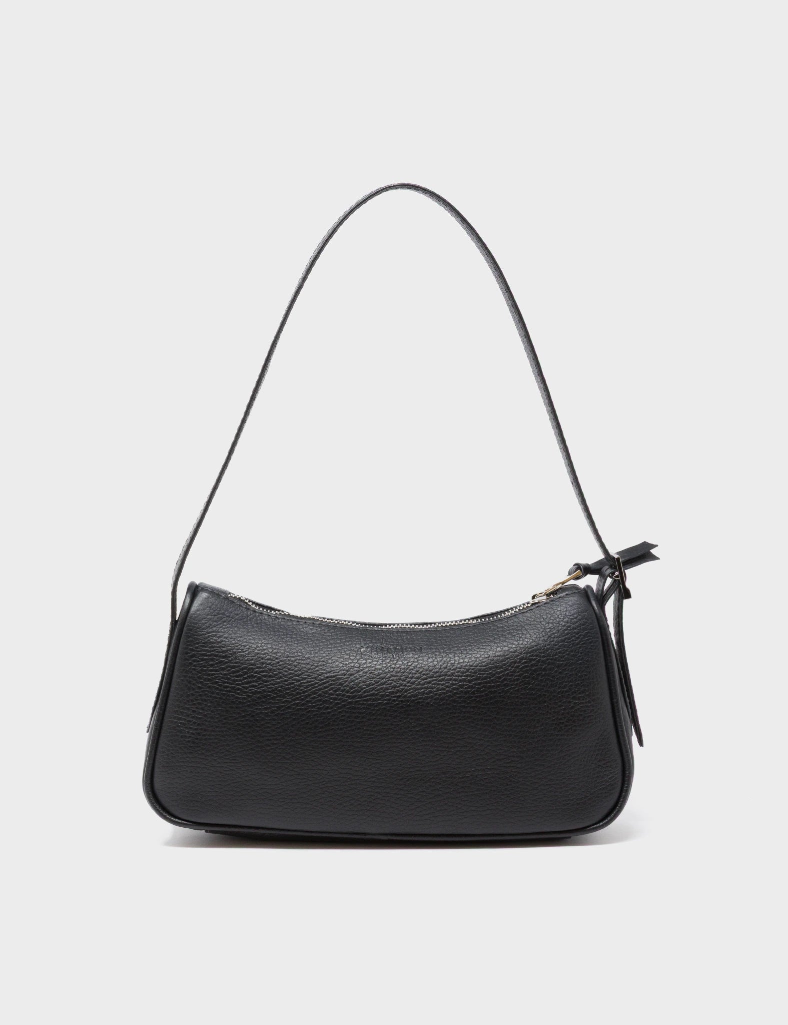 Lucas Hobo Mini Black Handbag - Studs Pattern - Back