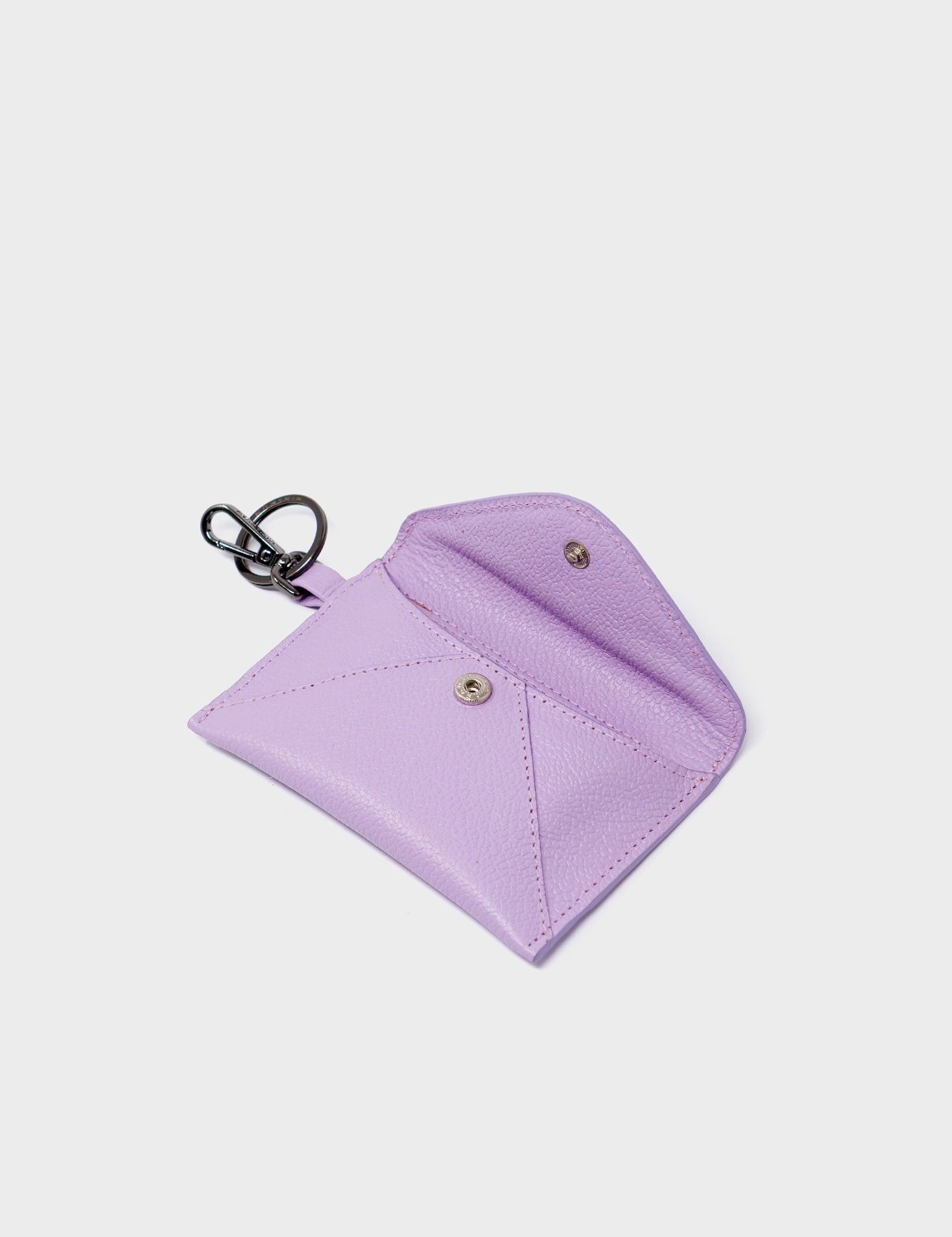 Fabian Lavender Leather Wallet - Floralia Design - Open View