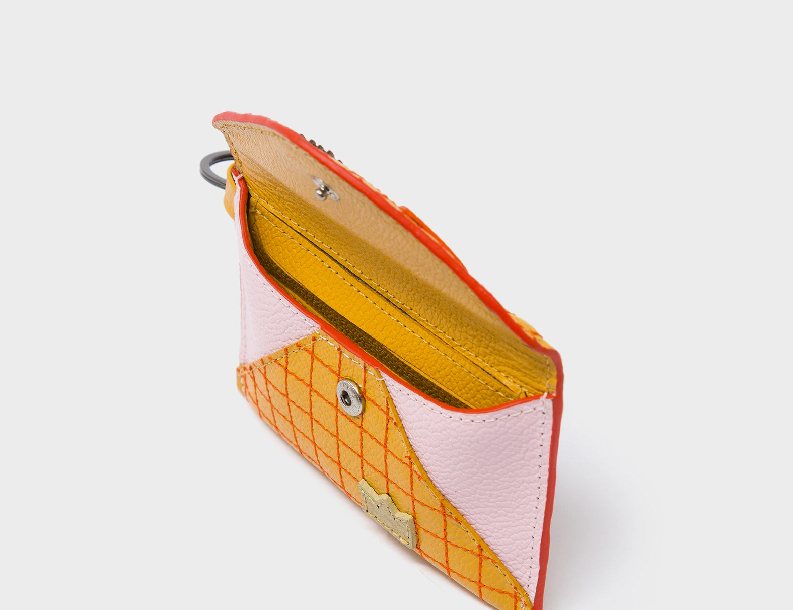 Fabian Golden Glow Leather Wallet - Lovestitch - Open