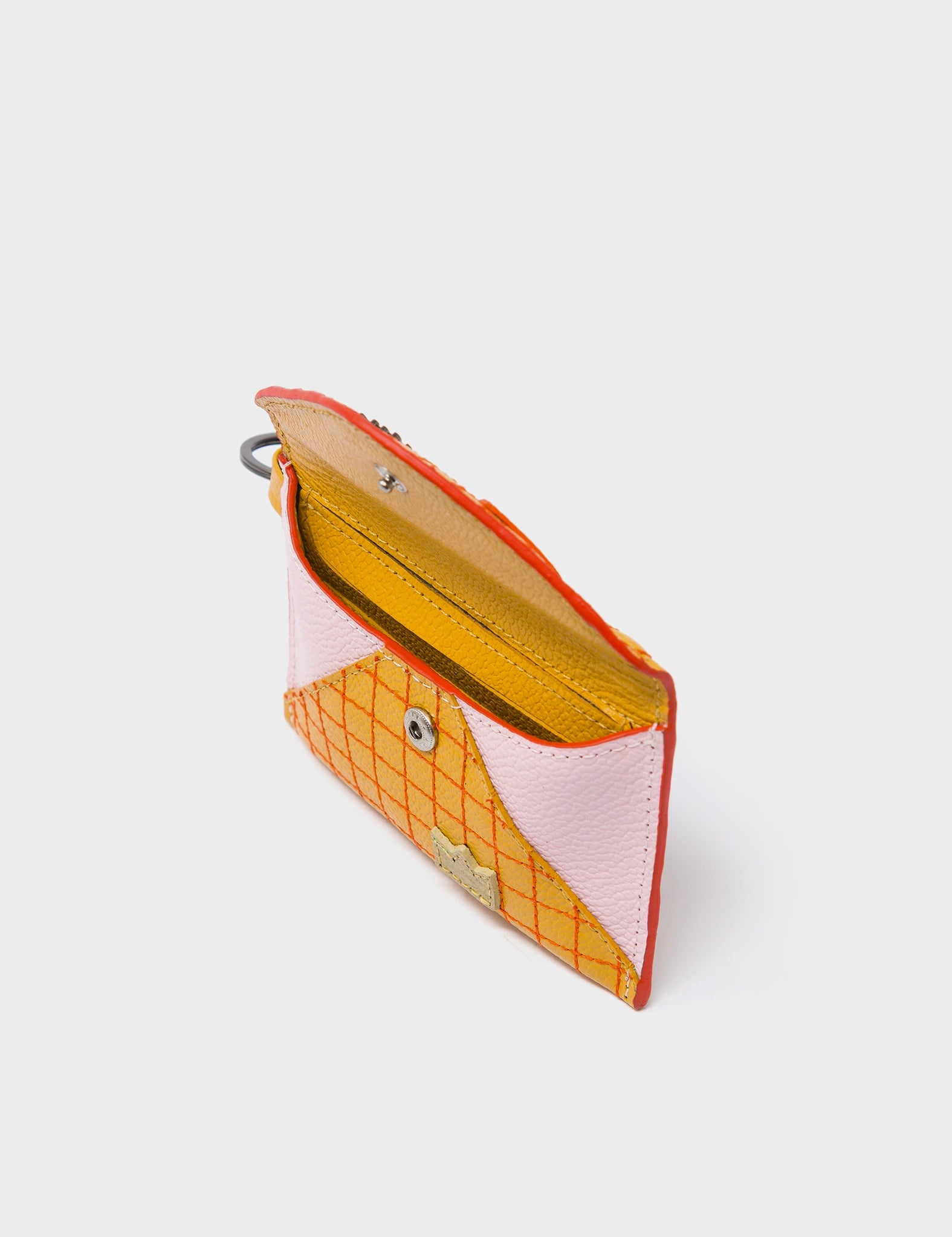 Fabian Golden Glow Leather Wallet - Lovestitch - Open