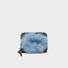 Frodo Black Leather Zip Around Wallet - Monster Applique - Front View