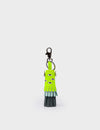 Oliver The Ox Charm - Neon Yellow Leather Keychain