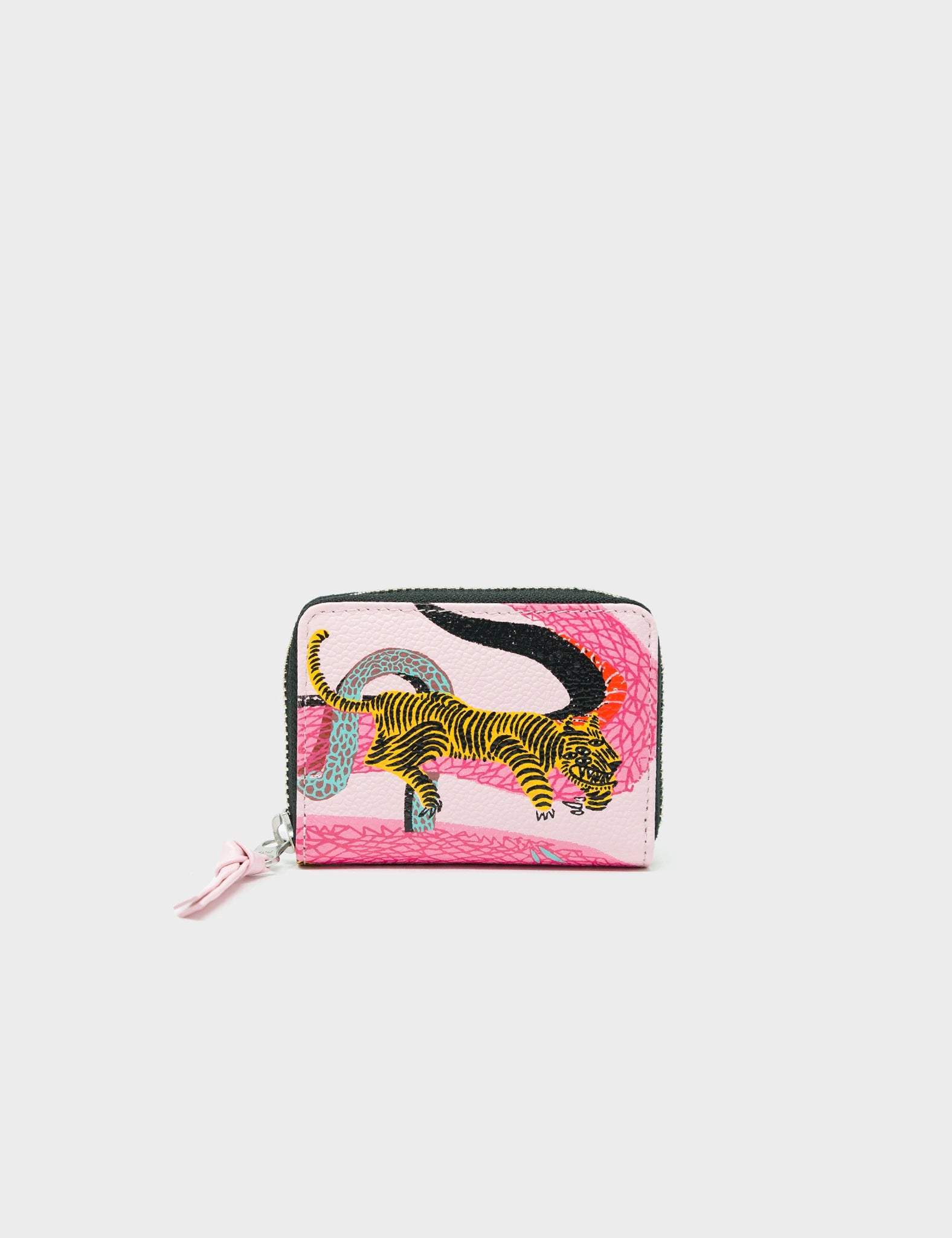 Frodo Parfait Pink Leather Zip Around Wallet - Tangle Rumble